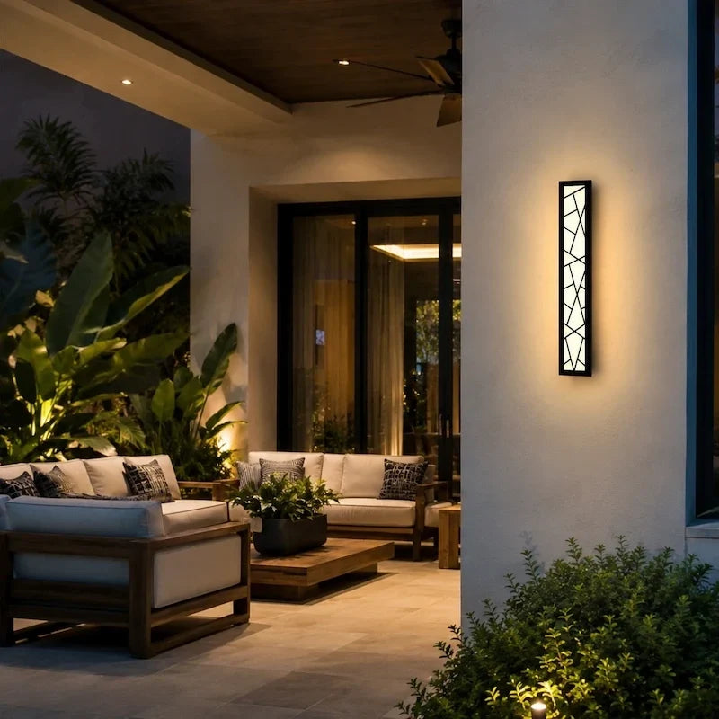 Linear Luxe™ Lampu Dinding Luaran