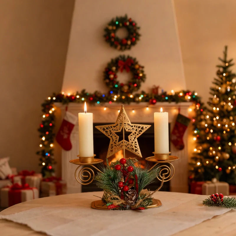 YuleGlow™ Candle Holder
