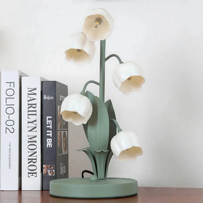 Candeeiro de orquídea em forma de campânula