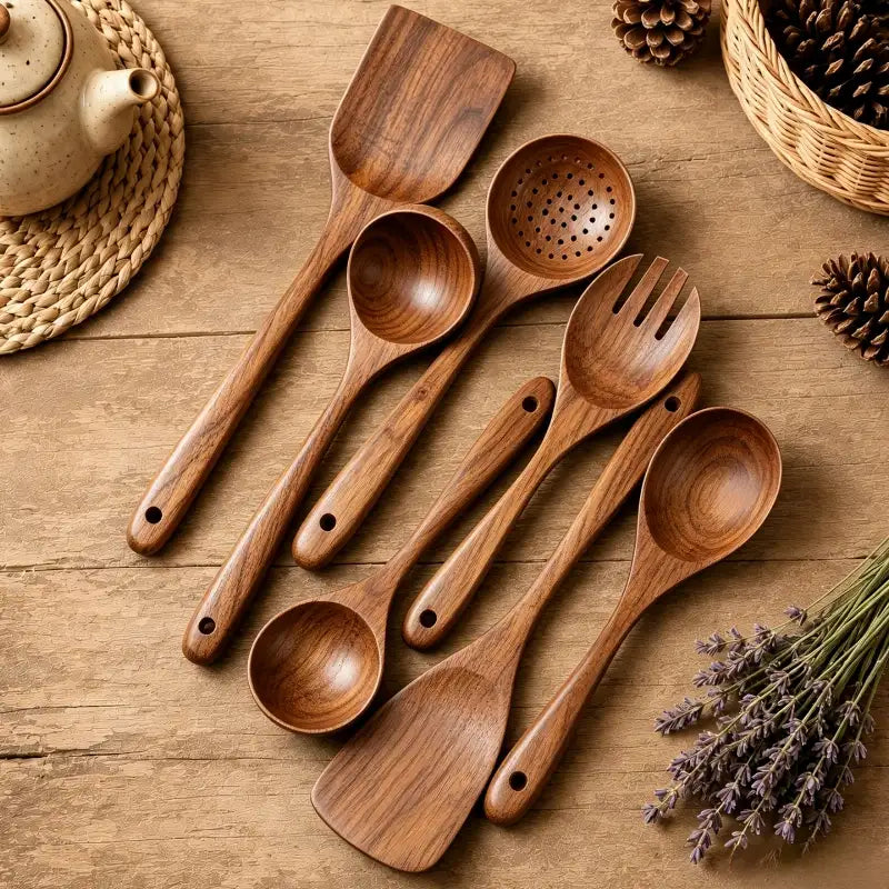 WoodEase™ Cooking Utensil Set
