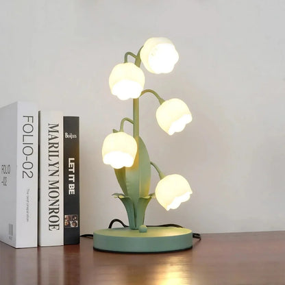 Candeeiro de orquídea em forma de campânula