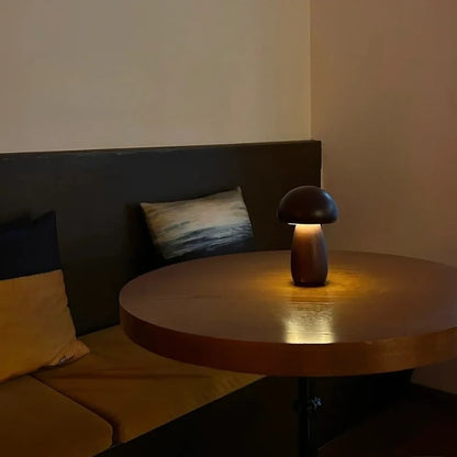 Lumishroom™ Lampada da tavolo in legno