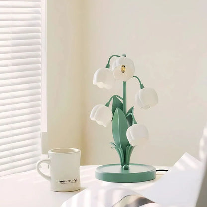 Candeeiro de orquídea em forma de campânula