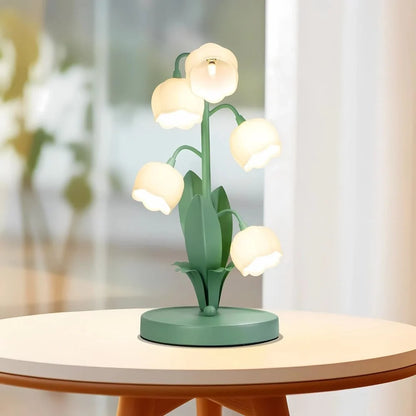 Candeeiro de orquídea em forma de campânula