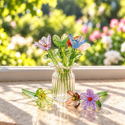 Bloomlet™ Sada miniaturních skleněných květin