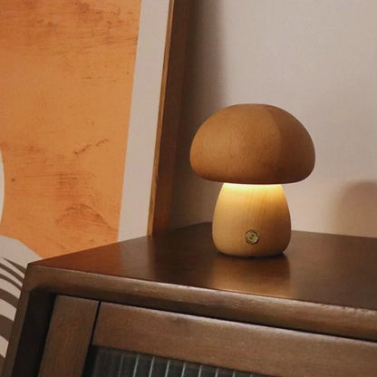 Lumishroom™ Lampada da tavolo in legno
