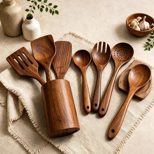WoodEase™ Set di utensili da cucina