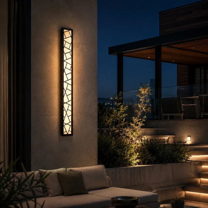 Linear Luxe™ Lampu Dinding Luaran