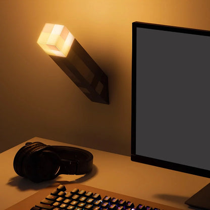 Torcia in stile videogioco retrò