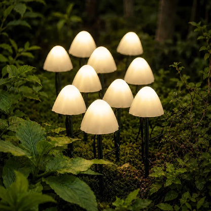 MoonlitMushrooms™ Solarne lampki ogrodowe