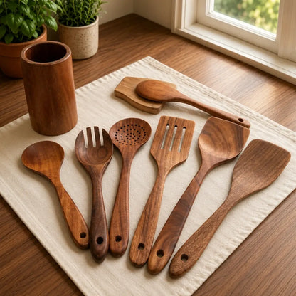 WoodEase™ Cooking Utensil Set