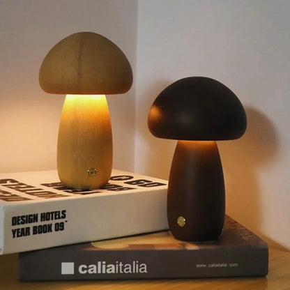 Lumishroom™ Lampada da tavolo in legno