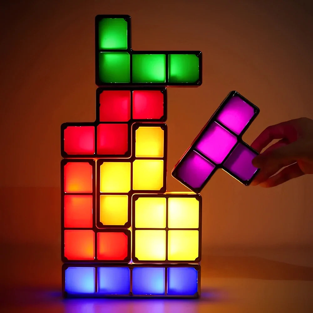 Lampada a blocchi di tetramini