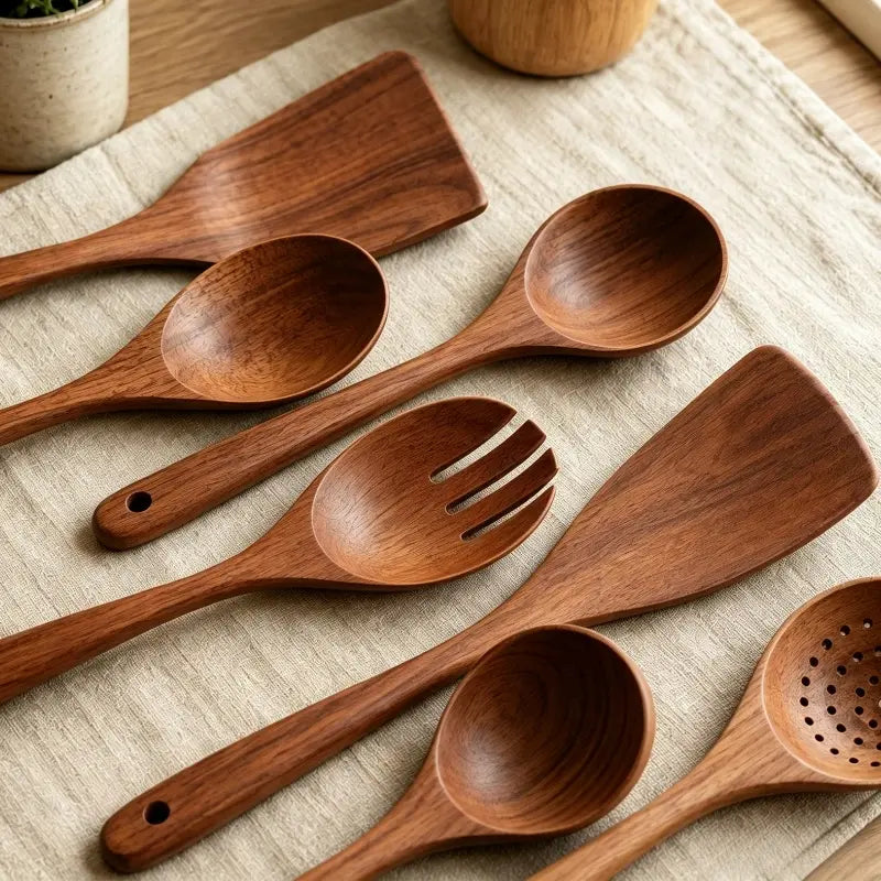 WoodEase™ Cooking Utensil Set