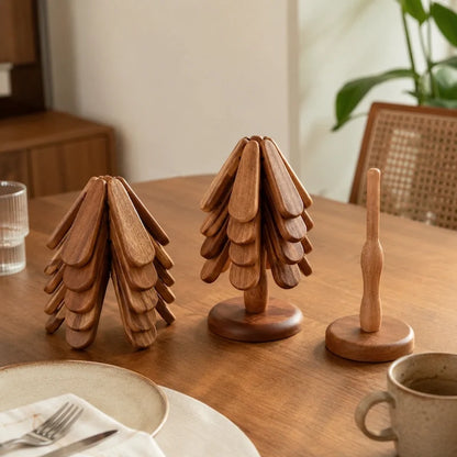 NordTree™ Wooden Trivet Set