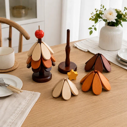 NordTree™ Wooden Trivet Set