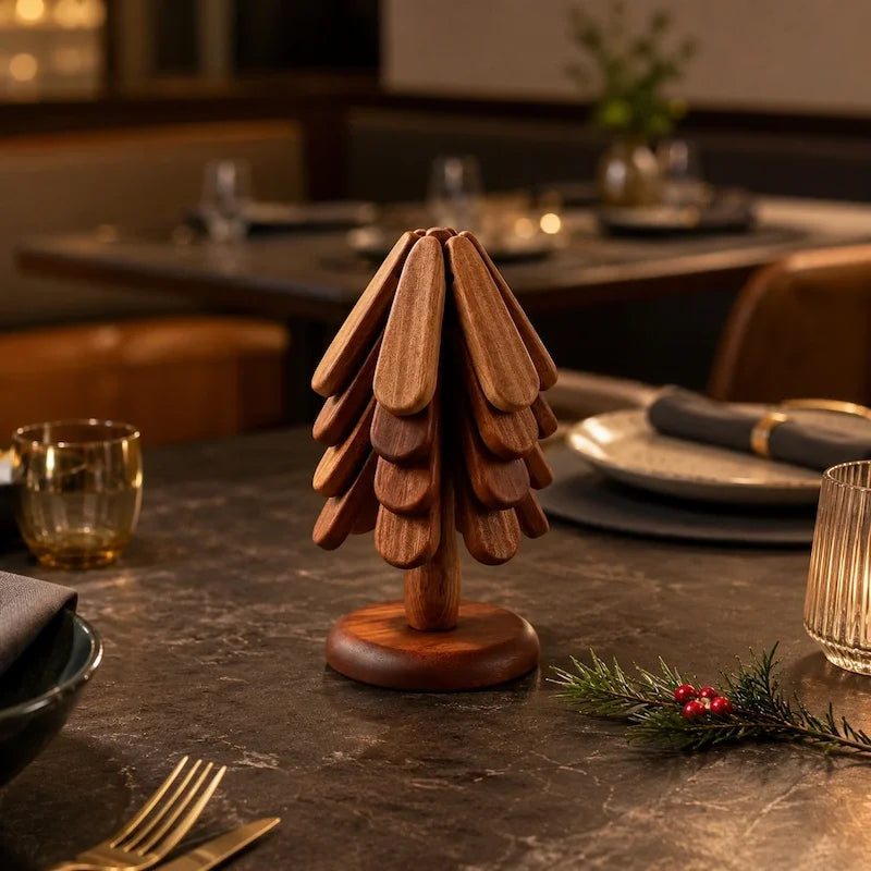 NordTree™ Wooden Trivet Set
