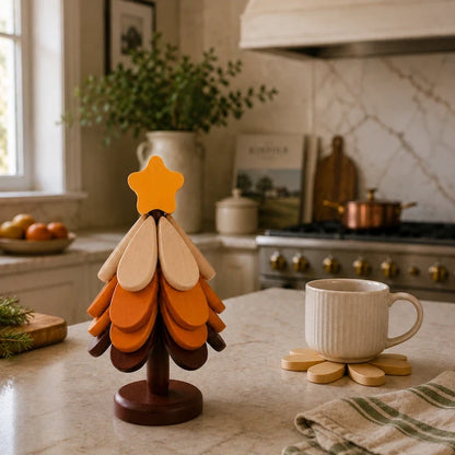 NordTree™ Wooden Trivet Set