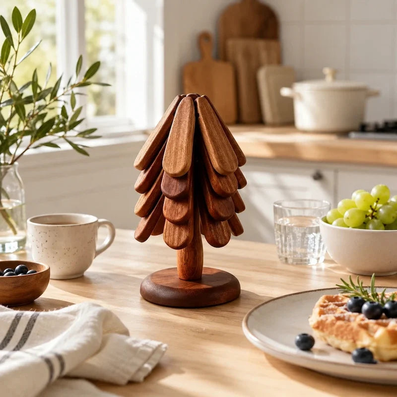 NordTree™ Wooden Trivet Set