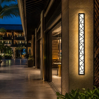 Linear Luxe™ Lampu Dinding Luaran