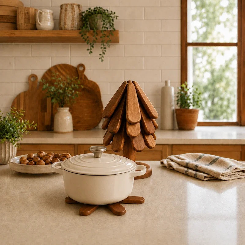NordTree™ Wooden Trivet Set