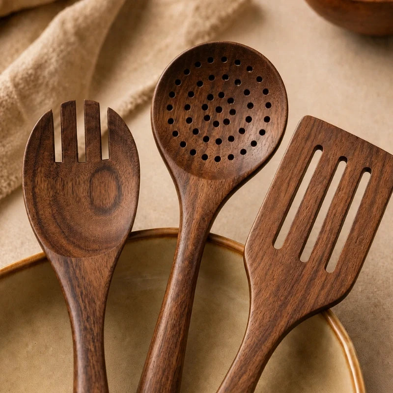 WoodEase™ Cooking Utensil Set