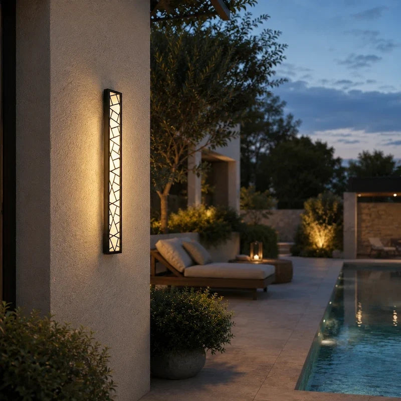 Linear Luxe™ Lampu Dinding Luaran