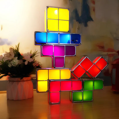 Lampada a blocchi di tetramini