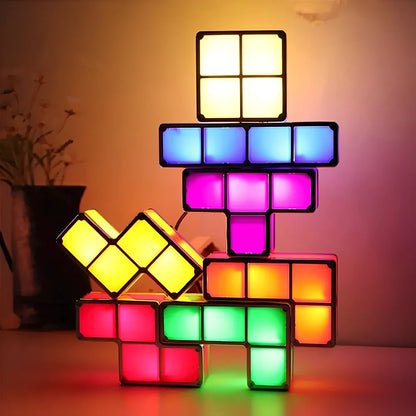 Lampada a blocchi di tetramini