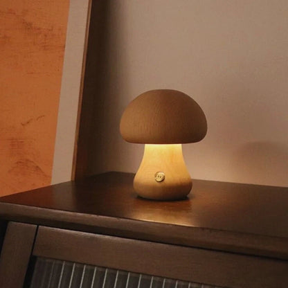 Lumishroom™ Lampada da tavolo in legno