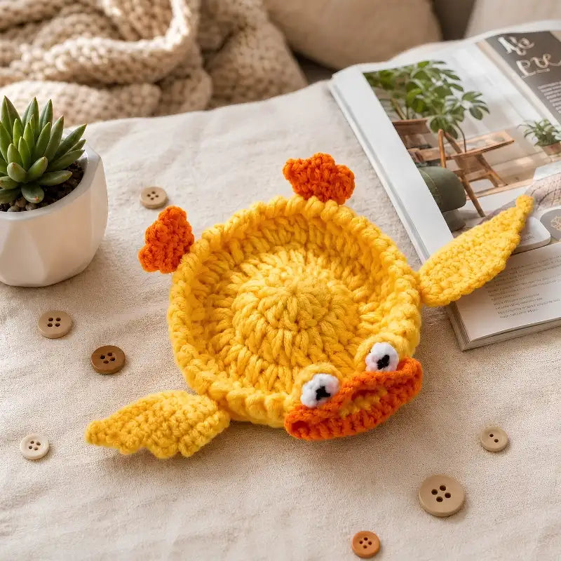 SquishCritters™ Πλεκτό σουβέρ με βελονάκι