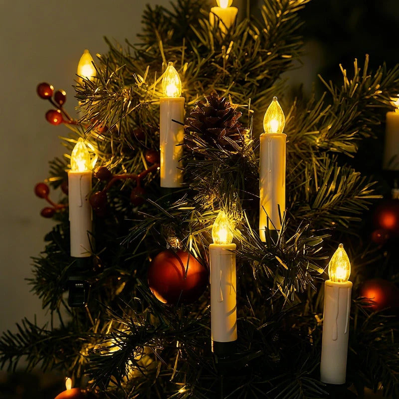 Cordless Clip-On Christmas Candles