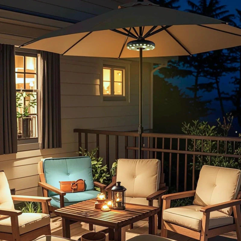 ParasolGlow™ Patio Umbrella Light