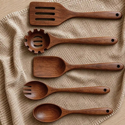 WoodEase™ Cooking Utensil Set