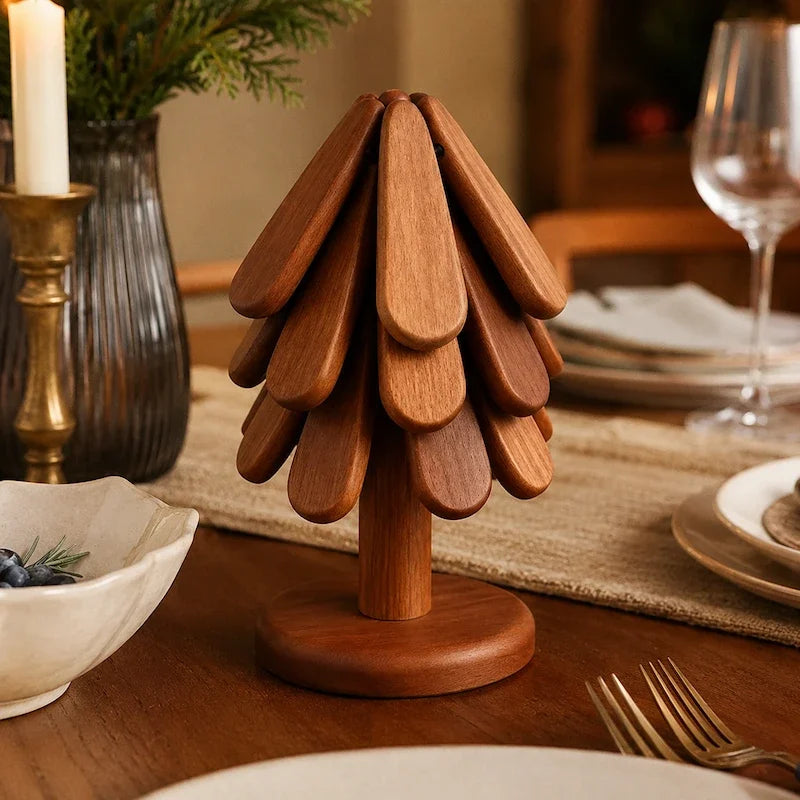 NordTree™ Wooden Trivet Set