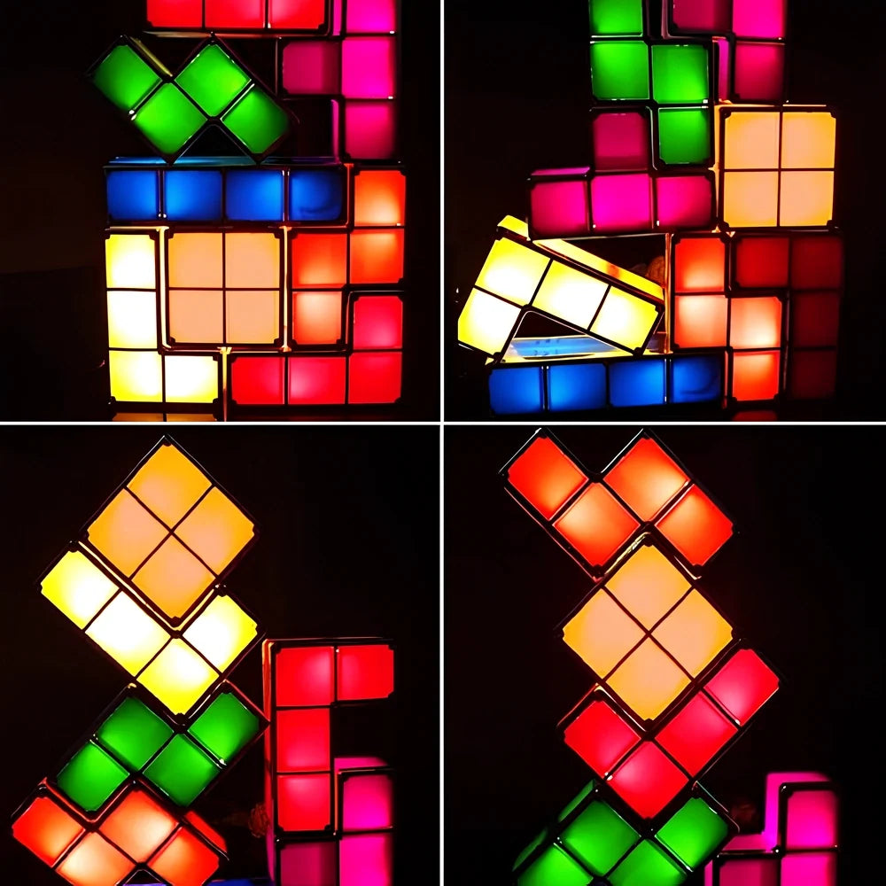 Lampada a blocchi di tetramini