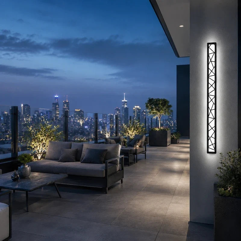 Linear Luxe™ Lampu Dinding Luaran