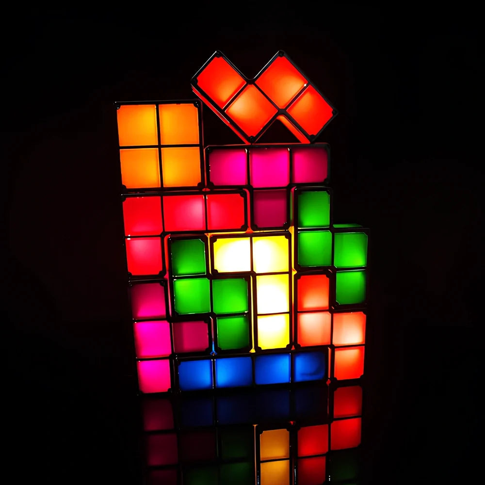 Lampada a blocchi di tetramini