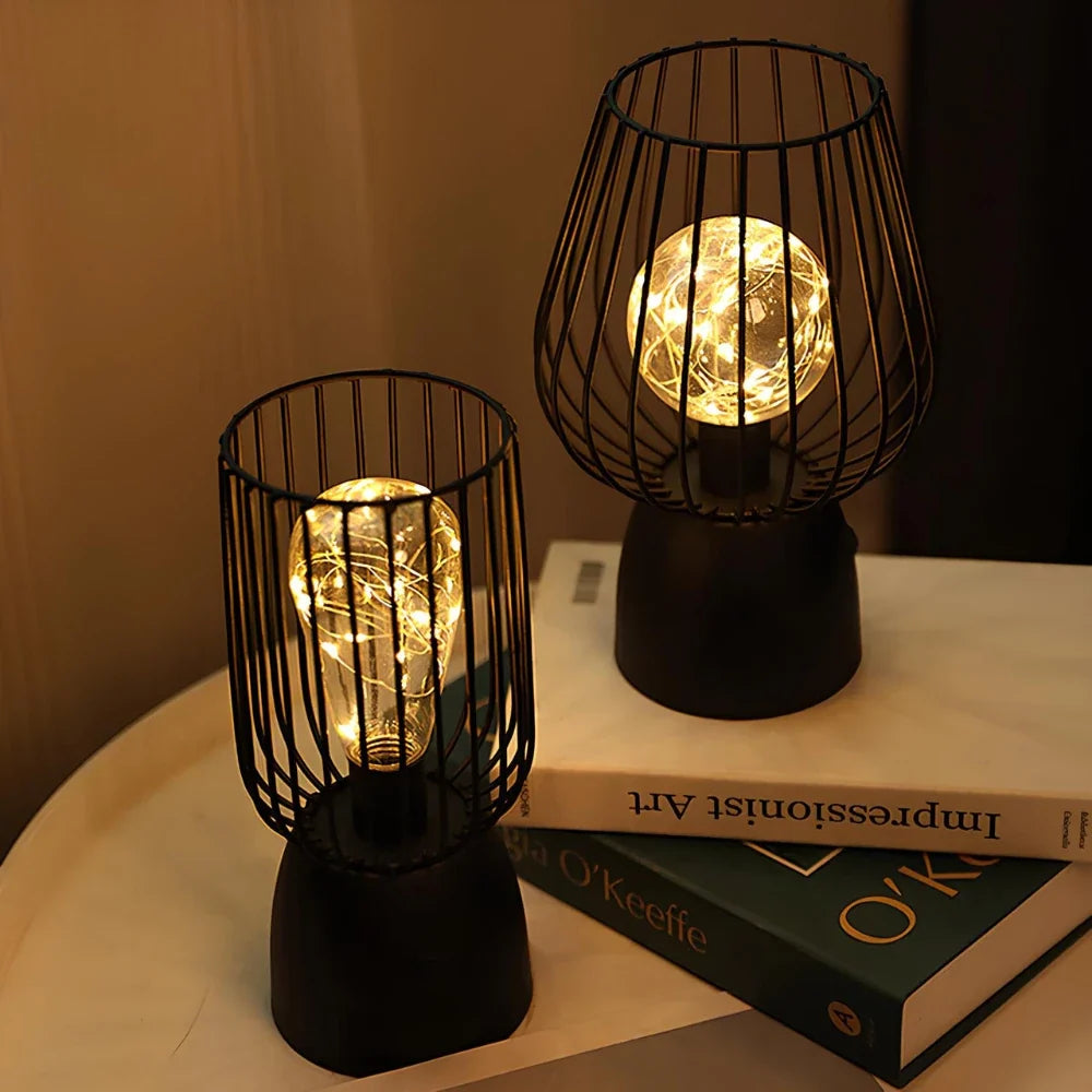 Radiant Iron Lamp