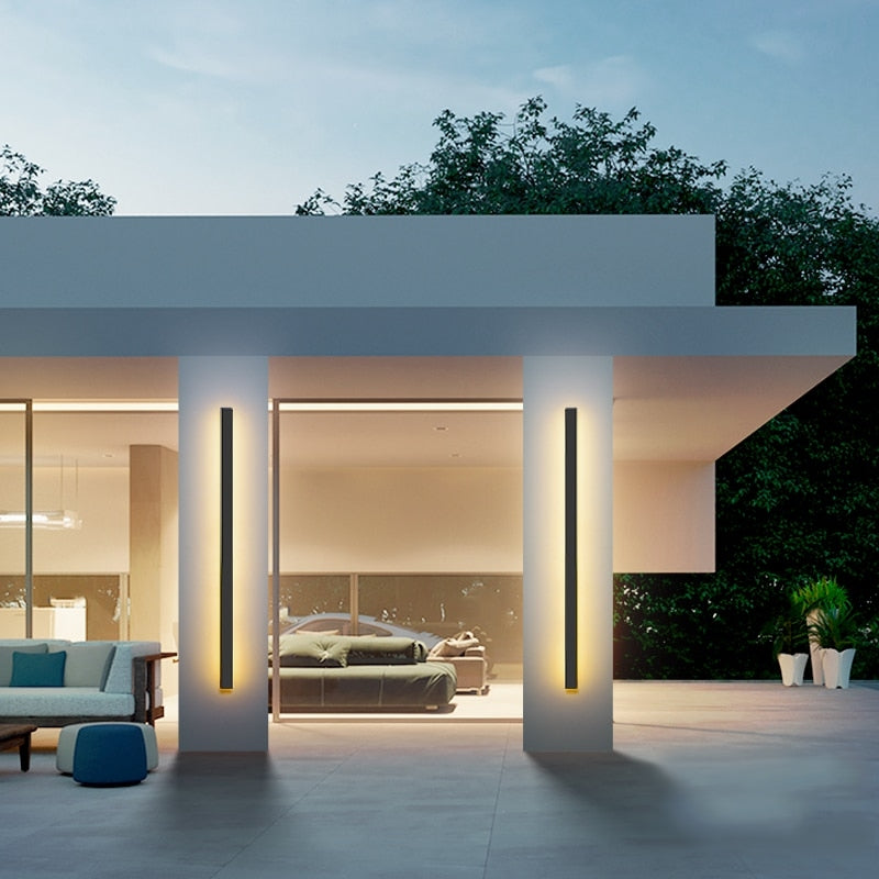 Linear Luxe™ Lampu Dinding Luaran