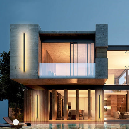 Linear Luxe™ Lampu Dinding Luaran